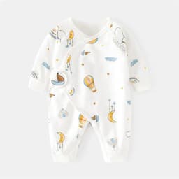 Cotton Newborn Baby Girl Boy Romper Print Infant Jumpsuit Casual New born Clothes For Girls Boys Spring Autumn Clothing New 0-6M