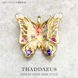 Detailed Golden Butterfly Pendant Brand New 925 Sterling Silver Jewelry Europe Accessorie Trendy Gift For Woman