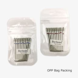 HYTOOS 10pcs/pack Short Tapered Diamond Nail Drill Bits 3/32 Manicure Drills Cuticle Burr Nails Accessories Tools