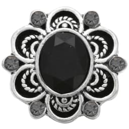 6pcs/lot Wholesale Black Snap Button Jewelry Mixed Rhinestone 18mm Snap Button Fit Snap Button Bracelet Necklace Charm Jewelry