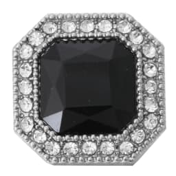6pcs/lot Wholesale Black Snap Button Jewelry Mixed Rhinestone 18mm Snap Button Fit Snap Button Bracelet Necklace Charm Jewelry
