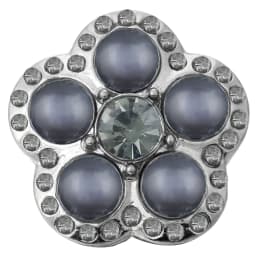 6pcs/lot Wholesale Black Snap Button Jewelry Mixed Rhinestone 18mm Snap Button Fit Snap Button Bracelet Necklace Charm Jewelry