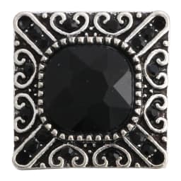 6pcs/lot Wholesale Black Snap Button Jewelry Mixed Rhinestone 18mm Snap Button Fit Snap Button Bracelet Necklace Charm Jewelry
