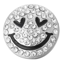 6pcs/lot Wholesale Black Snap Button Jewelry Mixed Rhinestone 18mm Snap Button Fit Snap Button Bracelet Necklace Charm Jewelry