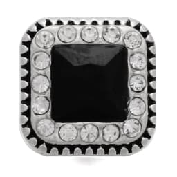 6pcs/lot Wholesale Black Snap Button Jewelry Mixed Rhinestone 18mm Snap Button Fit Snap Button Bracelet Necklace Charm Jewelry