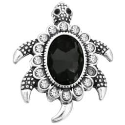 6pcs/lot Wholesale Black Snap Button Jewelry Mixed Rhinestone 18mm Snap Button Fit Snap Button Bracelet Necklace Charm Jewelry
