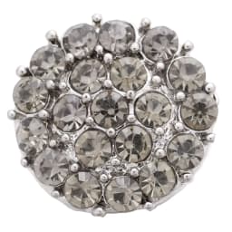 6pcs/lot Wholesale Black Snap Button Jewelry Mixed Rhinestone 18mm Snap Button Fit Snap Button Bracelet Necklace Charm Jewelry
