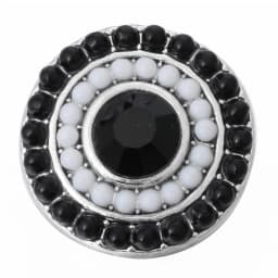 6pcs/lot Wholesale Black Snap Button Jewelry Mixed Rhinestone 18mm Snap Button Fit Snap Button Bracelet Necklace Charm Jewelry