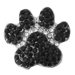 6pcs/lot Wholesale Black Snap Button Jewelry Mixed Rhinestone 18mm Snap Button Fit Snap Button Bracelet Necklace Charm Jewelry