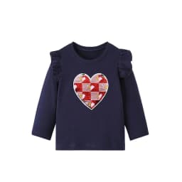 Jumping Meters New Arrival Autumn Spring Dinosaur Embroidery Hot Selling Toddler Kids Tees Tops Fashion Baby Girls Costume