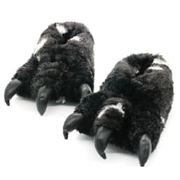 2022 New Arrival Men's Indoor Animal Claw Slippers Unisex Plus Size 44 45 Faux Fur Fluffy Slippers Shoes Men Women Furry Slides