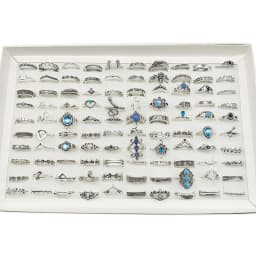 50000 Style Different Finger Rings Wholesale In Stock 100pc/Lot Hot Vintage Silver Gold Color New Alloy Joint Ring Party Women