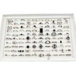 50000 Style Different Finger Rings Wholesale In Stock 100pc/Lot Hot Vintage Silver Gold Color New Alloy Joint Ring Party Women