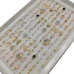50000 Style Different Finger Rings Wholesale In Stock 100pc/Lot Hot Vintage Silver Gold Color New Alloy Joint Ring Party Women