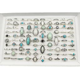 50000 Style Different Finger Rings Wholesale In Stock 100pc/Lot Hot Vintage Silver Gold Color New Alloy Joint Ring Party Women