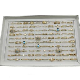 50000 Style Different Finger Rings Wholesale In Stock 100pc/Lot Hot Vintage Silver Gold Color New Alloy Joint Ring Party Women