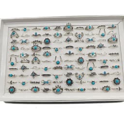 50000 Style Different Finger Rings Wholesale In Stock 100pc/Lot Hot Vintage Silver Gold Color New Alloy Joint Ring Party Women