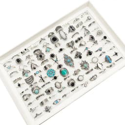 50000 Style Different Finger Rings Wholesale In Stock 100pc/Lot Hot Vintage Silver Gold Color New Alloy Joint Ring Party Women