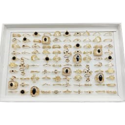 50000 Style Different Finger Rings Wholesale In Stock 100pc/Lot Hot Vintage Silver Gold Color New Alloy Joint Ring Party Women
