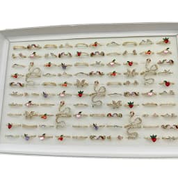 50000 Style Different Finger Rings Wholesale In Stock 100pc/Lot Hot Vintage Silver Gold Color New Alloy Joint Ring Party Women