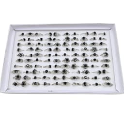 50000 Style Different Finger Rings Wholesale In Stock 100pc/Lot Hot Vintage Silver Gold Color New Alloy Joint Ring Party Women