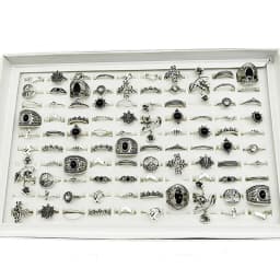 50000 Style Different Finger Rings Wholesale In Stock 100pc/Lot Hot Vintage Silver Gold Color New Alloy Joint Ring Party Women