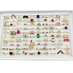 50000 Style Different Finger Rings Wholesale In Stock 100pc/Lot Hot Vintage Silver Gold Color New Alloy Joint Ring Party Women
