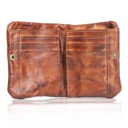 Vintage Style Men Genuine Leather Coin Purse Wallet Men with Coin Pocket Short Wallets Small Zipper Youth Purse with Card Holder