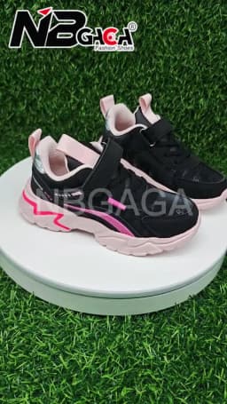 Kids Casual Pink Girls Leather Shoes Fashion For 7-15y Lightweight Running Young Student's Children Sports Girl's Shoe NBGAGA