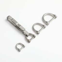 Titanium Durable Keychain Luxury Car Key Chain Waist Hanging Buckle Belt EDC Lightweight Key Ring Holder for Father's Day Gifts