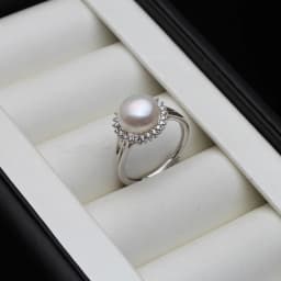 Real Freshwater Natural Black Pearl Earring For Women,Wedding 925 Sterling Silver Rings Fine Jewelry Girl Birthday Gift