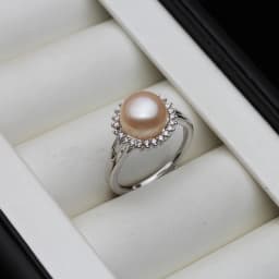 Real Freshwater Natural Black Pearl Earring For Women,Wedding 925 Sterling Silver Rings Fine Jewelry Girl Birthday Gift