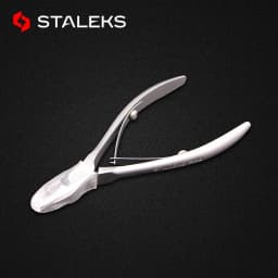 STALEKS 14mm Stainless Steel Toenail Cuticle Nipper Dead Skin Scissor Nail Cuticle Scissor Plier Manicure Tool NS-71-14