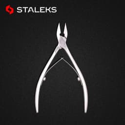 STALEKS 14mm Stainless Steel Toenail Cuticle Nipper Dead Skin Scissor Nail Cuticle Scissor Plier Manicure Tool NS-71-14