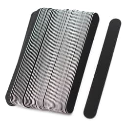 100 Pcs Replacement SandPaper Nail File Sanding Nails Material Sponge 80 100 180 240 Stainless Steel Handle Manicure Buffer Tool