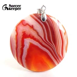 Women & Men Fashion Jewelry Round Pendants Necklaces With Chain Wholesale Natural Botswana Agate Stone for Jewelry Making BK347H