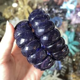 Wholesale 12X24mm Cut Natural Stone Agate Crystal Energy Stone Bracelet Single Layer Hand Sign Men's and Women's Fashion Jewelry