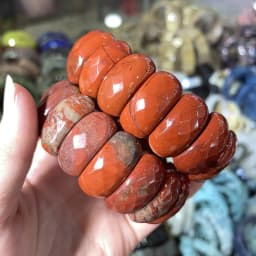 Wholesale 12X24mm Cut Natural Stone Agate Crystal Energy Stone Bracelet Single Layer Hand Sign Men's and Women's Fashion Jewelry