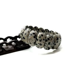 Wholesale 12X24mm Cut Natural Stone Agate Crystal Energy Stone Bracelet Single Layer Hand Sign Men's and Women's Fashion Jewelry