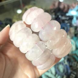 Wholesale 12X24mm Cut Natural Stone Agate Crystal Energy Stone Bracelet Single Layer Hand Sign Men's and Women's Fashion Jewelry