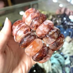 Wholesale 12X24mm Cut Natural Stone Agate Crystal Energy Stone Bracelet Single Layer Hand Sign Men's and Women's Fashion Jewelry