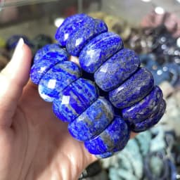 Wholesale 12X24mm Cut Natural Stone Agate Crystal Energy Stone Bracelet Single Layer Hand Sign Men's and Women's Fashion Jewelry
