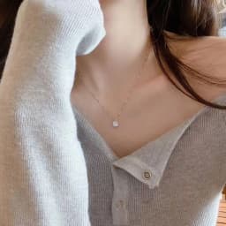 Jkeli 2026 NEW 100% 925 Sterling Silver Winter Collection Sparkling Love Necklace Fit DIY Women Fashion Original Jewelry Gift