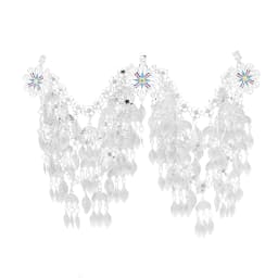 Sparkling Silver Plated Leaves Tassel Headband Hair Accessories Bohemian Bride Hair Jewelry Dance Party Banquet Fashion Gift