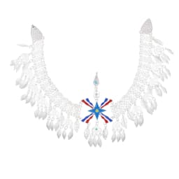 Sparkling Silver Plated Leaves Tassel Headband Hair Accessories Bohemian Bride Hair Jewelry Dance Party Banquet Fashion Gift