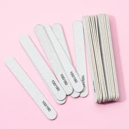 50/100Pcs Professional Grey Nail Files Set Manicure Pedicure Nail Stylist Supplies Disposable Care Manicure Accessories And Tool