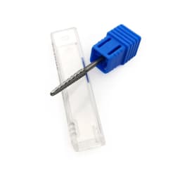 HYTOOS 18mm Cone Cuticle Clean Long Nail Drill Bits Carbide Burr Rotary Grinding Head Manicure Milling Cutters Nails Accessories