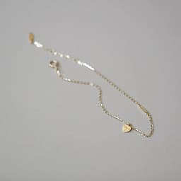 925 Sterling Silver Plated 14K Gold Temperament Simple Heart Bracelet for Women Girlfriend Valentine's Day Gift Jewelry