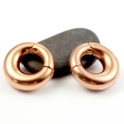 Twolobes 2PCS Daily Fashion Ear Weights Hangers 316 Stainless Steel Tunnels Gauges for Stretched Lobe Piercing Jewelry