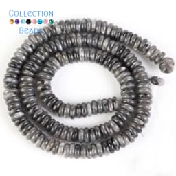 6x2mm 160Pcs Natural Stone Beads Howlite Amazonite Tiger Eye Flat Round Rondelle Beads For Jewelry Making DIY Necklace Bracelet